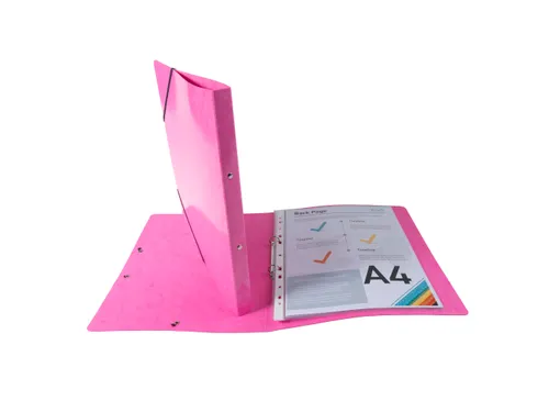 Ringmap IDERAMA A4 2R 15mm roze
