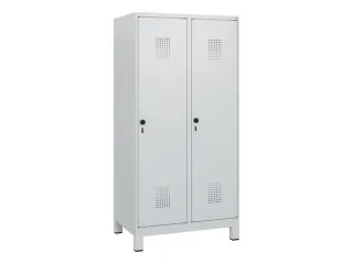 schoollocker,HxBxD 1630x800x500mm,2vak,vak B 400mm,draaigrendel,voeten - 2