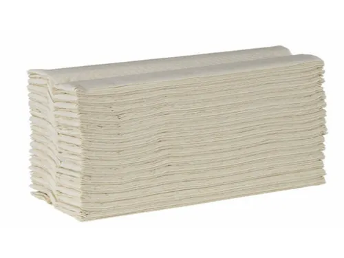 Blanco C-vouw Handdoek 2-laags wit 25x31cm 20x128st 2.560st/doos