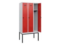 schoollocker,HxBxD 1950x900x500mm,3vak,vak B 300mm,draaigrendel