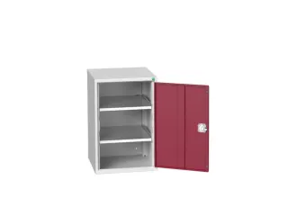 universele kast,HxBxD 800x525x550mm,2xStalen bodem,draaigrendelslot - 1