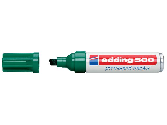 Viltstift edding 500 schuin groen 2-7mm | ViltstiftenShop.nl