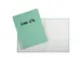 Livre d'or 100 pages tranche or - Format 27x22cm - AQUAREL - Vert past