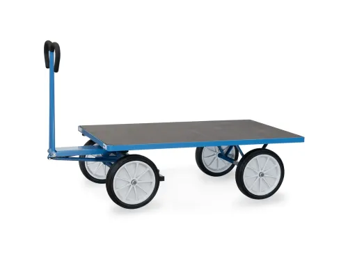Handtrekwagens 6405v 4 Wielen 1000kg 1600x900mm Massief Rubber