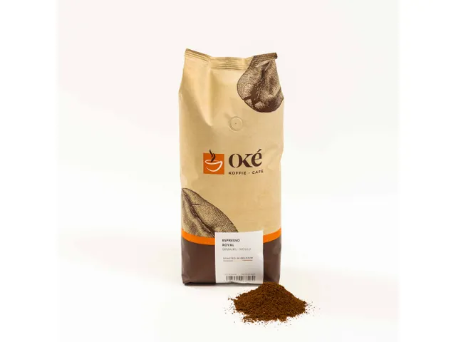 OKE Koffie gemalen koffie Espresso Royal zak van 1 kg