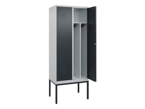 locker voor scheiding van kleding,HxBxD 2120x800x500mm,2vak