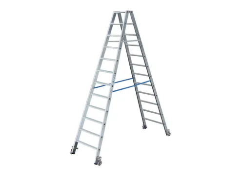 Verrijdbare Boktrap Aluminium L 3 04M 2X12Treden