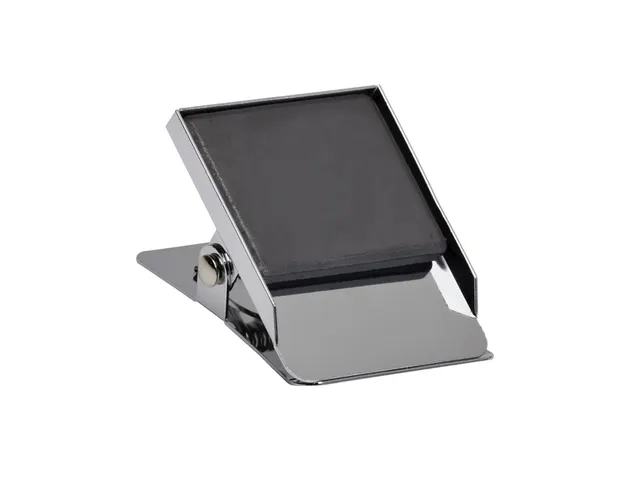 Papierklem MAUL magnetisch vierkant 40mm capaciteit 25mm zilver