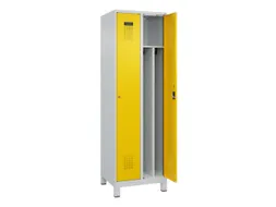 locker voor scheiding van kleding,HxBxD 1950x600x500mm,2vak