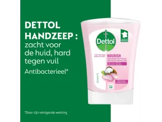Dettol No Touch Handzeep Nourish Rozenwater & Sheaboter vulling 250ml - 3
