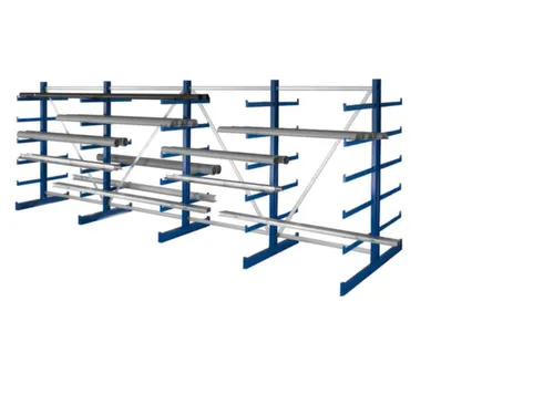 Draagarmstelling Dubbelzijdig 2000x5400x1150mm 6gelijk Lange Armen