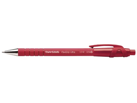 Balpen Paper Mate Flexgrip Ultra medium rood
