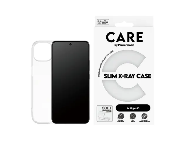 PanzerGlass CARE by X-Ray Case OPPO A5, Hoes, Oppo - A5, Transpa