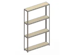 breedvakstelling,grondveld,HxBxD 2970x1704x400mm,vakl. 500kg