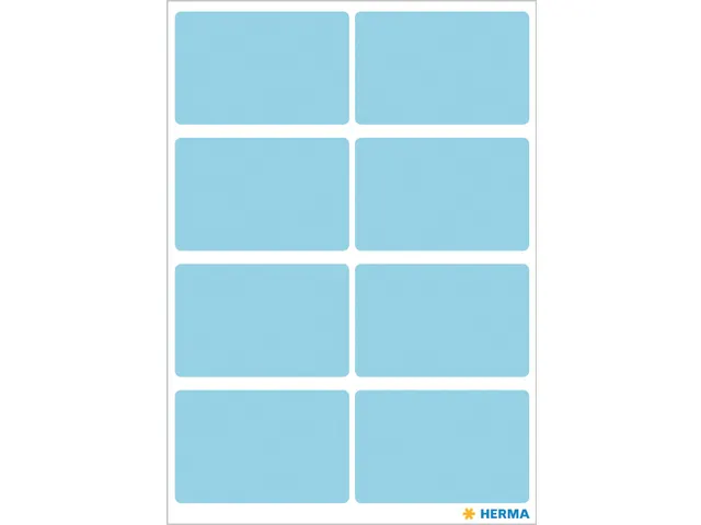 HERMA 3693 Universele etiketten 26x40mm Blauw 40 stuks