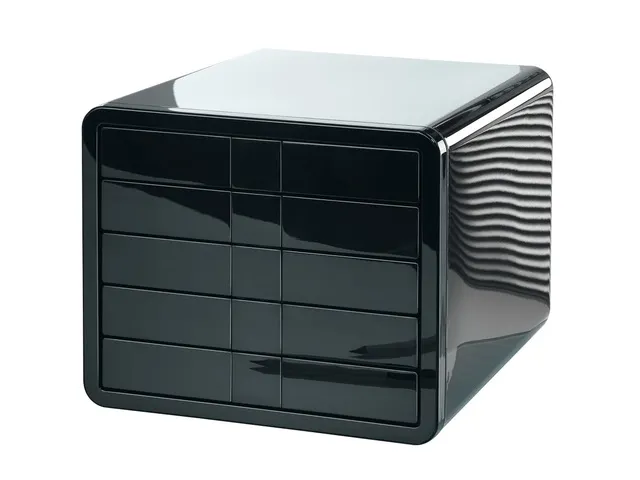 Module tiroirs HAN i-Box 5 tiroirs fermés noir
