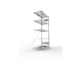 systeemstelling,aanbouwveld,CLIP,HxBxD 2000x1006x536mm,vakl. 150kg - 5