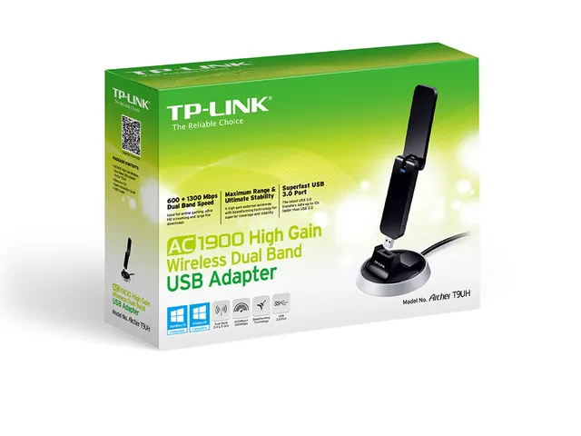 AC1900 High Gain Wireless Dual Band USB Adapter Netwerkkaart