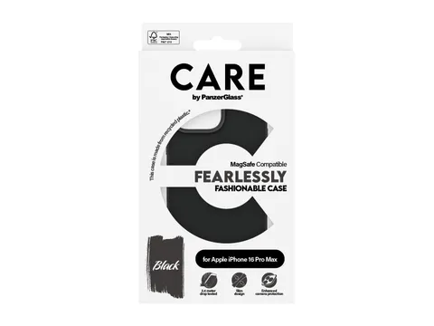 PanzerGlass CARE by PG BLK MagSafe iPhone16 6.9 Pro, Hoes, Apple, Appl