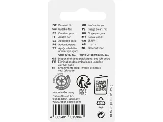 Reservegum Faber-Castell GRIP 1345/1347/Vario L 3 stuks op blister - 2