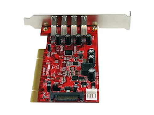 4 Poorts PCI SuperSpeed USB 3.0 Adapterkaart met SATA/SP4 Voeding