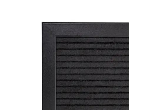 Letterbord Zwart 30x30cm Zwart frame