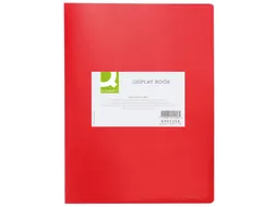 Showalbum Personaliseerbaar A4 40 Tassen Rood