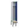 locker met bank,voor scheiding van kleding,HxBxD 2120x300x815mm,1vak