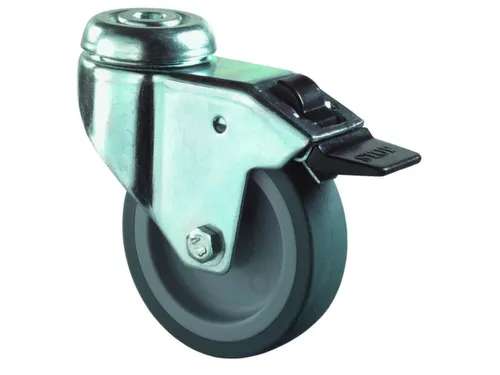 Zwenkwiel Dubbele Vastzetter 50kg Boorgat Øxb 75x24mm Thermoplast