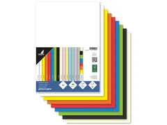 papier Kangaro A4 160 gram pak a 50 vel (10x5) assorti