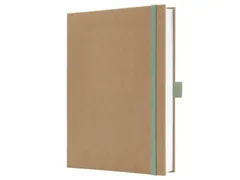 Notitieboek Jolie A5 kraft Pure Mint blanco HC 192pag 100gr