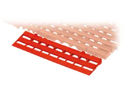 Randlijst Hd-pe Lxbxh 400x110x25mm Rood