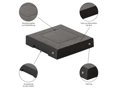 PureBox Black 120x120 25mm