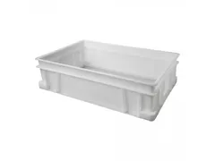 Denox Stapelbak 30 liter gesloten Wit 60x40cm