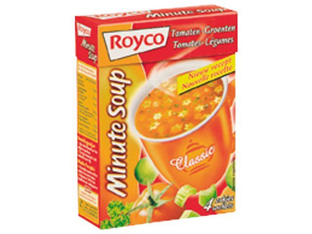 Royco Soupe aux tomates/légumes Minute Soup 25 sachets