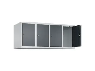 opzetkast,v. locker,4vak.,vak B 300mm,HxBxD 500x1200x500mm - 1