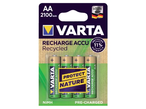 Batterij oplaadbaar VARTA 4x AA 2100mAh ready2use