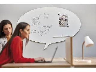 Whiteboard Rocada Skinshape Talk 75x115cm wit gelakt - 5