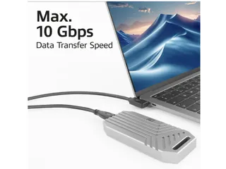 Kabel ACT USB-C standaard naar USB-C hoek 10Gbps 1m - 5
