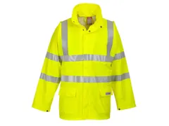 Portwest FR41 regenjas, fluo geel, maat 3XL, per stuk