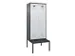locker met bank,voor scheiding van kleding,HxBxD 2120x800x815mm,2vak