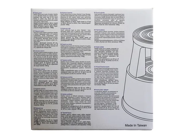 Opstapkruk Westcott 43x29x42cm lichtgrijs