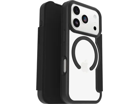 React Folio MagSafe iPhone 17 Pro hoesje zwart