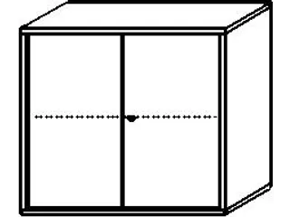 kantoorkast,HxBxD 770x800x430mm,decor romp lichtgrijs,decor front wit - 11