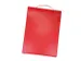 Pochette d'organisation Plastique Panneau Cache Transparent Rouge