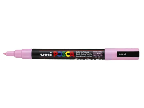 Verfstift Posca PC3M Fijne punt 0,9-1,3mm Lichtroze