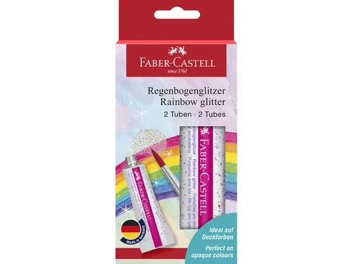 Glitter Faber-Castell Rainbow 2x12ml