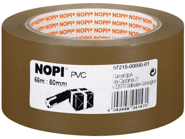 Nopi Pvc Verpakkingstape 66mx50mm