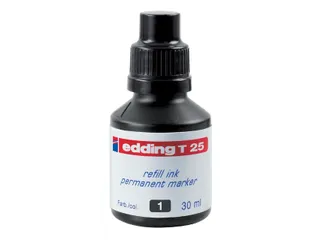 Viltstiftinkt edding T25 zwart - 1