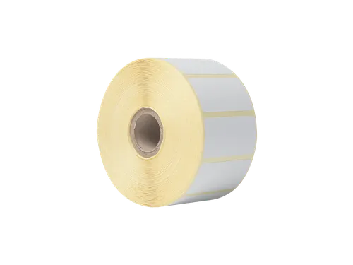 Brother BDE-1J026051-102 voorgestanste labelrol met witte labels van 5